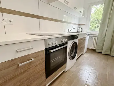 Küche/Küchenzeile in der Unterkunft Monteurwohnung in Duisburg