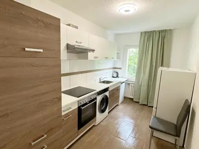 Küche/Küchenzeile in der Unterkunft Monteurwohnung in Duisburg