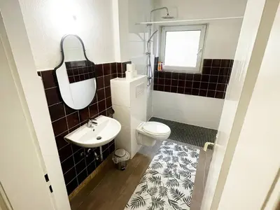 Ein Badezimmer in der Unterkunft Apartments in Bergkamen