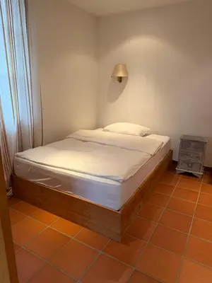 Ein Bett oder Betten in einem Zimmer der Unterkunft Scheune B7