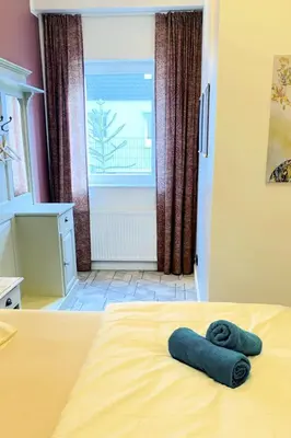 Ein Bett oder Betten in einem Zimmer der Unterkunft Apartment Wohnung 3 im EG by Interhome