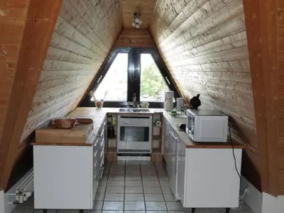 Küche/Küchenzeile in der Unterkunft Apartment FEWOim Loftcharakter by Interhome