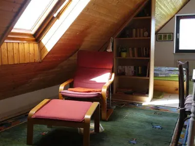 Ein Sitzbereich in der Unterkunft Apartment FEWOim Loftcharakter by Interhome
