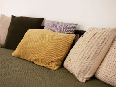 Ein Bett oder Betten in einem Zimmer der Unterkunft Apartment The Forest Retreat by Interhome
