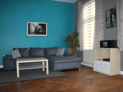 Ein Sitzbereich in der Unterkunft Apartment zum Eifgental by Interhome