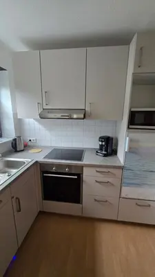 Küche/Küchenzeile in der Unterkunft Fewo Fontanestrasse