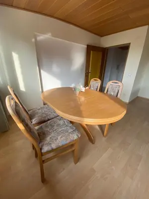 Ein Sitzbereich in der Unterkunft 3-Zimmer-Ferienwohnung
