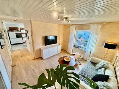Küche/Küchenzeile in der Unterkunft Top ausgestattet 3,5 Zimmerwohnung in GE-Hessler