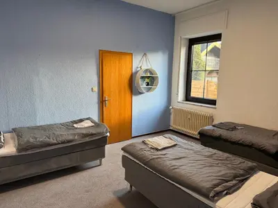 Ein Bett oder Betten in einem Zimmer der Unterkunft Bettina City Flat - Ground Floor