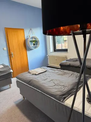 Ein Bett oder Betten in einem Zimmer der Unterkunft Bettina City Flat - Ground Floor