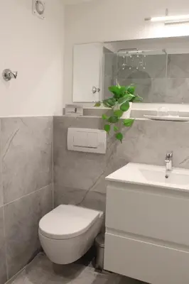 Ein Badezimmer in der Unterkunft Kernsanierte moderne helle Wohlfühloase