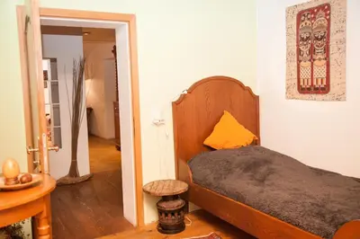 Ein Bett oder Betten in einem Zimmer der Unterkunft Canoe Welcome