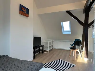 TV/Unterhaltungsangebot in der Unterkunft Ferienhaus im Duisburger Norden - bis zu 8 Personen - Arbeiten im Ruhrgebiet