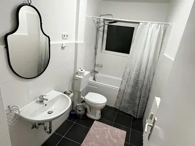 Ein Badezimmer in der Unterkunft Apartment in Bergkamen