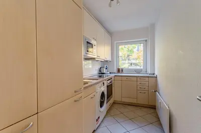 Küche/Küchenzeile in der Unterkunft SAP12 fitter's apartment in Erkrath