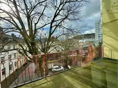 Das Gebäude in dem sich die Ferienwohnung befindet