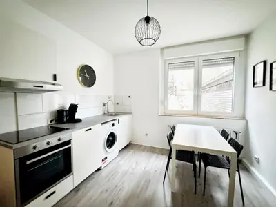 Küche/Küchenzeile in der Unterkunft SAP08- Fitter's apartment in Solingen