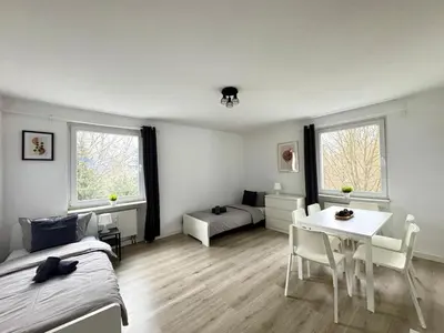 Ein Sitzbereich in der Unterkunft SAP07- Fitter's apartment in Ennepetal