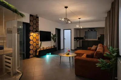 TV/Unterhaltungsangebot in der Unterkunft Wellnesshaus - Whirlpool - Sauna - Relax