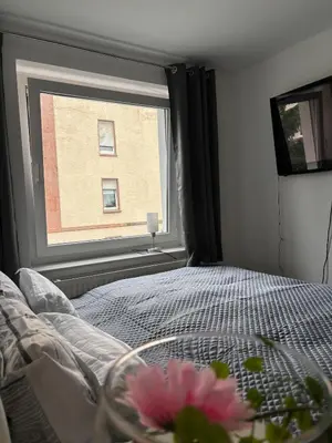 Ein Bett oder Betten in einem Zimmer der Unterkunft Apartment near the center