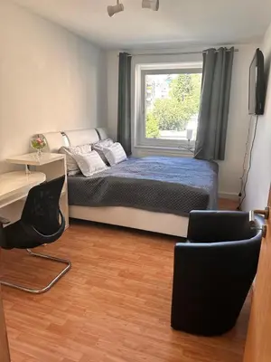 Ein Bett oder Betten in einem Zimmer der Unterkunft Apartment near the center