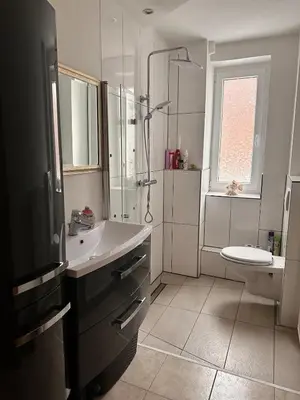 Ein Badezimmer in der Unterkunft Apartment near the city center
