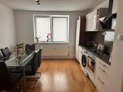Küche/Küchenzeile in der Unterkunft Apartment near the city center