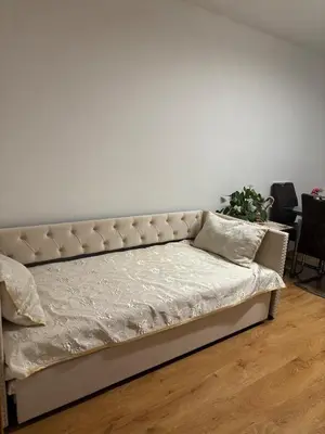 Ein Sitzbereich in der Unterkunft Apartment near the city center