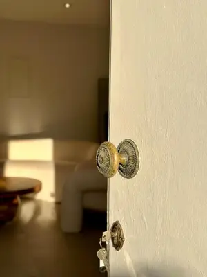Ein Sitzbereich in der Unterkunft Wonderful bright apartment