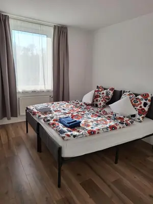 Ein Bett oder Betten in einem Zimmer der Unterkunft Modernes 3-Zimmer-Apartment mit Top-Anbindung in Wuppertal
