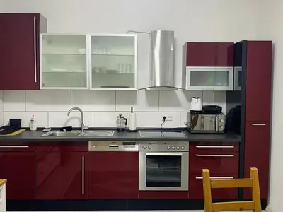 Küche/Küchenzeile in der Unterkunft 4-Personen City Apartment Essen