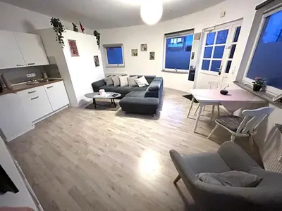 Küche/Küchenzeile in der Unterkunft Rundes Bungalow mit guten Anbindungen