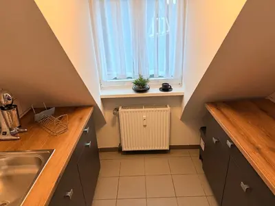 Küche/Küchenzeile in der Unterkunft Stillvolle Wohnung mitten in Hattingen-Altstadt