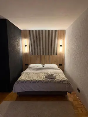 Ein Bett oder Betten in einem Zimmer der Unterkunft New apartment next to Messe Essen