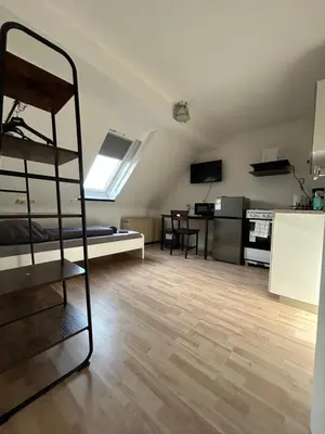 Küche/Küchenzeile in der Unterkunft Studio Apartment Essen