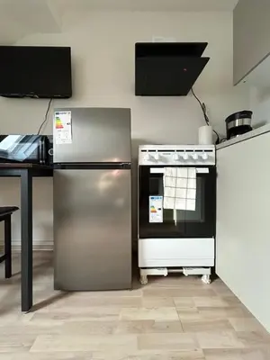 Küche/Küchenzeile in der Unterkunft Studio Apartment Essen