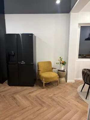 Ein Sitzbereich in der Unterkunft Haus in Duisburg