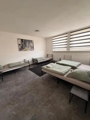 Ein Bett oder Betten in einem Zimmer der Unterkunft A2 MonteurQuatier Lünen