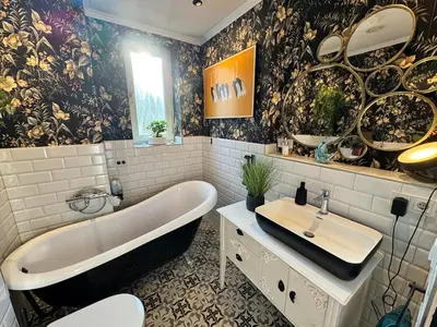 Ein Badezimmer in der Unterkunft Midnight Loft