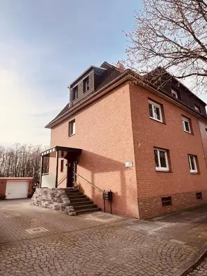 Das Gebäude in dem sich die Ferienwohnung befindet