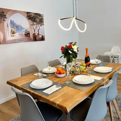 Olive Apartment mit Balkonen & Elektrogrill
