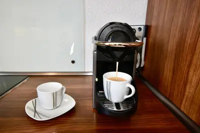 Kaffee-/Teezubehör in der Unterkunft SANO - Hagen - Am Rastebaum