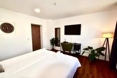 Ein Bett oder Betten in einem Zimmer der Unterkunft SANO - Hagen - Am Rastebaum