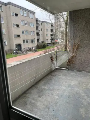 Ein Balkon oder eine Terrasse in der Unterkunft 5 Betten Unterkunft in Werne