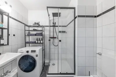 Ein Badezimmer in der Unterkunft Aurion City - Design Apartment in Düsseldorf