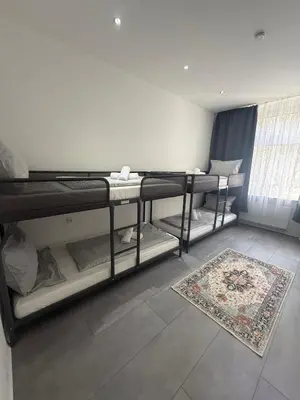 Ein Bett oder Betten in einem Zimmer der Unterkunft Deluxe Apartment Essen Frohnhausen 1