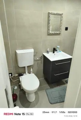 Ein Badezimmer in der Unterkunft Komplettes Appartement mit separatem Eingang