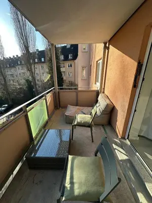 Ein Sitzbereich in der Unterkunft Living in the heart of Kreuzviertel!