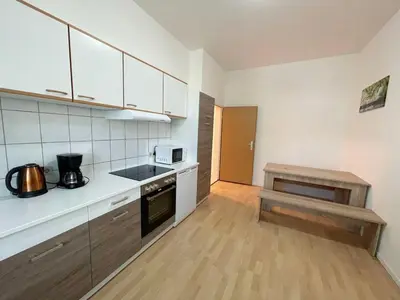 Küche/Küchenzeile in der Unterkunft Gemütliches Apartment in Gelsenkirchen