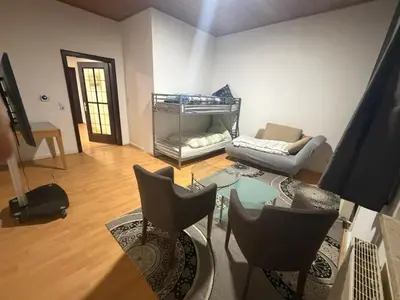 Ein Sitzbereich in der Unterkunft Simba Apartment - zentral, ruhig